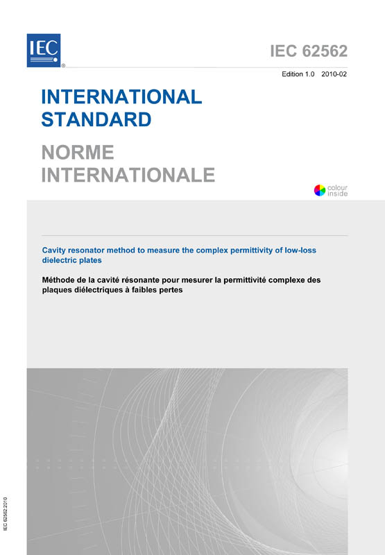 Cover IEC 62562:2010